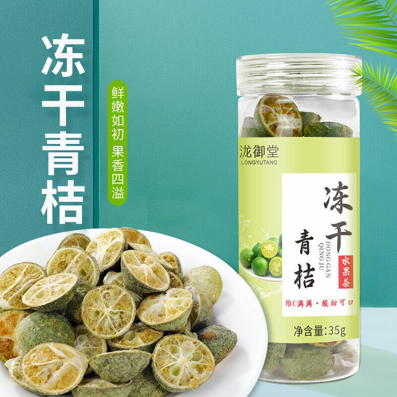 Dried Green Tangerine, Lemon & Passion Fruit: Freeze-Dried for Drinks