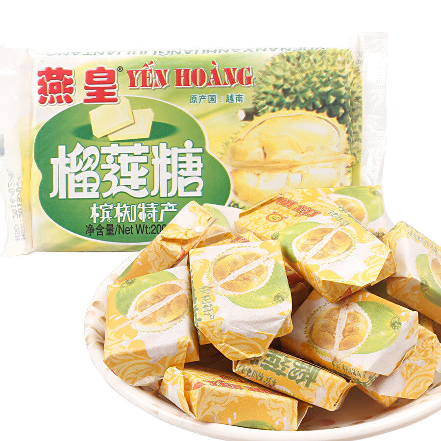 200g Durian Cocoa Milk Flavored Snack Vietnamese Yanhuang Coconut Candy Main image