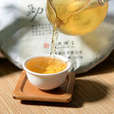Spring Pu-Erh Raw Tea Cakes Yunnan Menghai Pu'er Green Tea Healthy Drink 357g