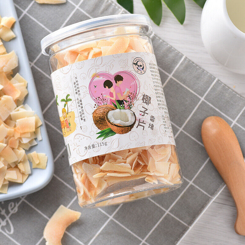 Crispy Toasted Coconut Slices 500g Hainan Raw Snacks Specialty Canned Snacks Secondary image