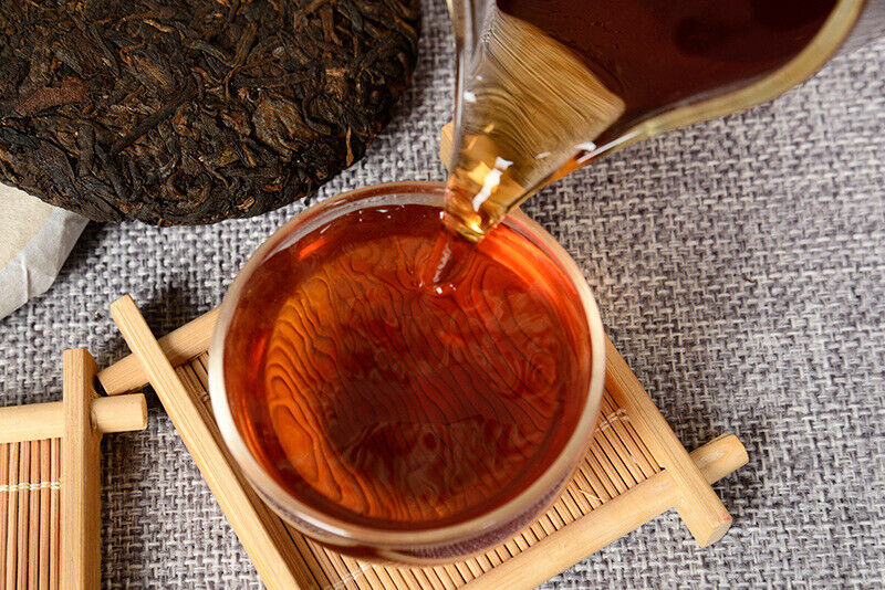 Yunnan Tea  Ripe Puerh Tea 100g Old Puerh Ripe Tea Cake
