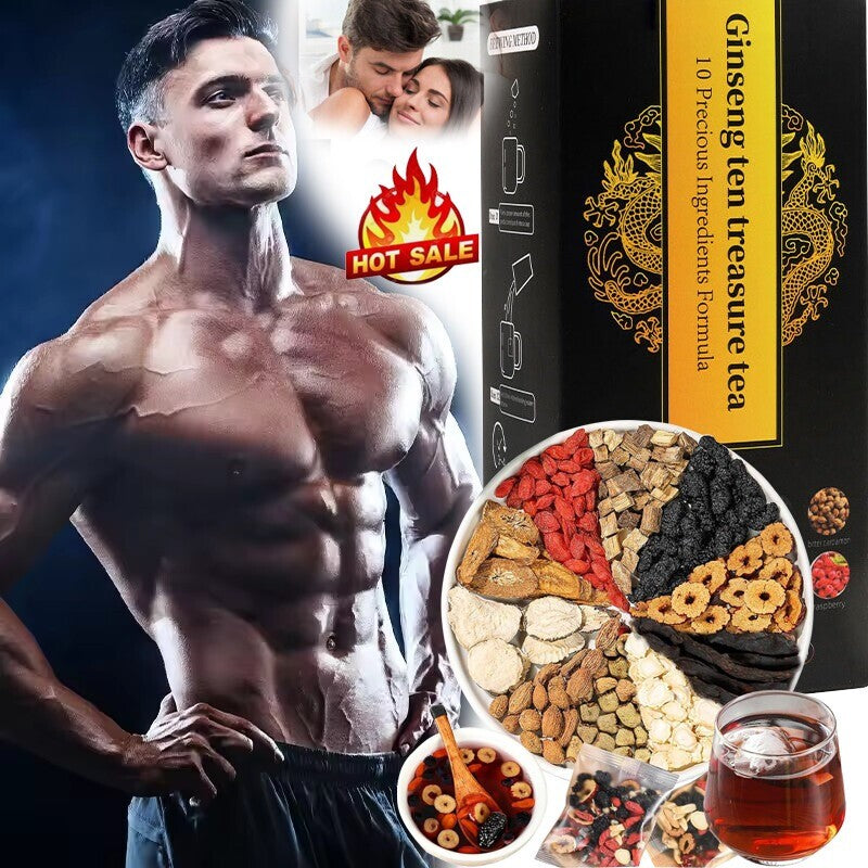 Ginseng Ten Treasure Tea Kidney Liver Red Date Tea Health Support
