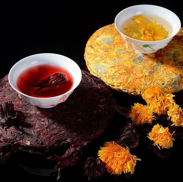 Dried Flower Tea Cake 200g Natural and Healthy Dried Flower Tea Rose Flower Cake