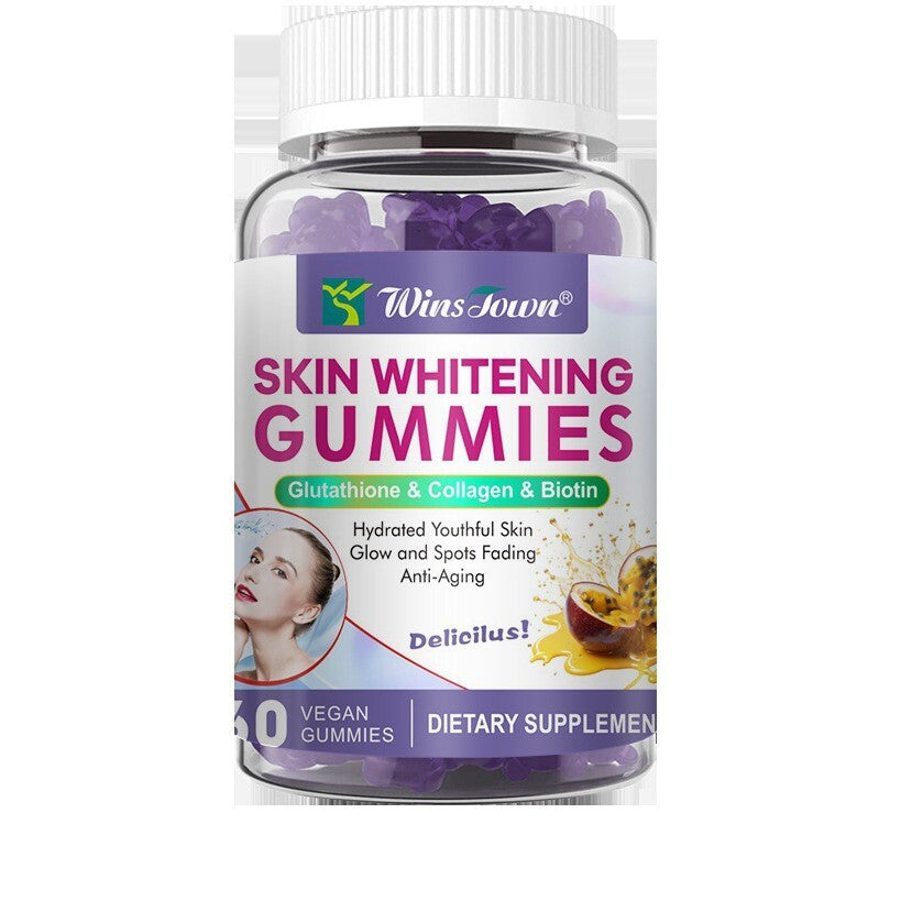 Haut Whitening Gummies Erdbeer Geschmack für Hydrated Youthful 60 Gummies Secondary image