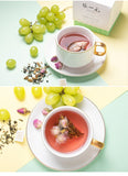 White Grape Jasmine Tea Bags 30g Premium Fruity Floral Cold Brew Blend