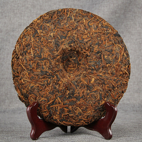 TeaPu-Erh Ripe Tea Emperor Golden Cake 357g Spring Black Tea Single Bud Pu'er Tea
