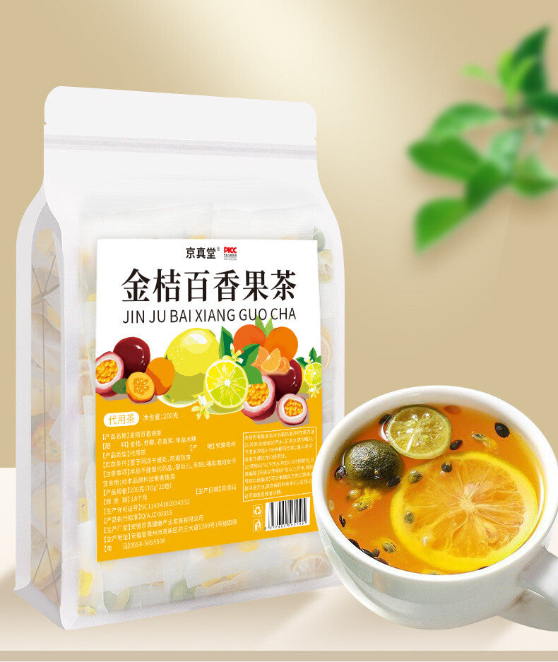 Lemon Passion Fruit Green Tangerine Herbal Tea Summer Fruit Blend Main image