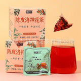 Healthy Tangerine Peel Rosehip Tea with Flavor in Convenient Triangle Bags