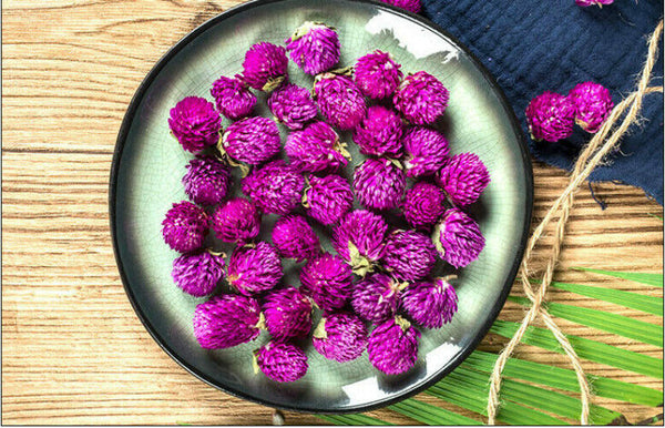 Weißer Tee Gomphrena Globosa Flower Tea Blumentee Kräutertee Drink Food