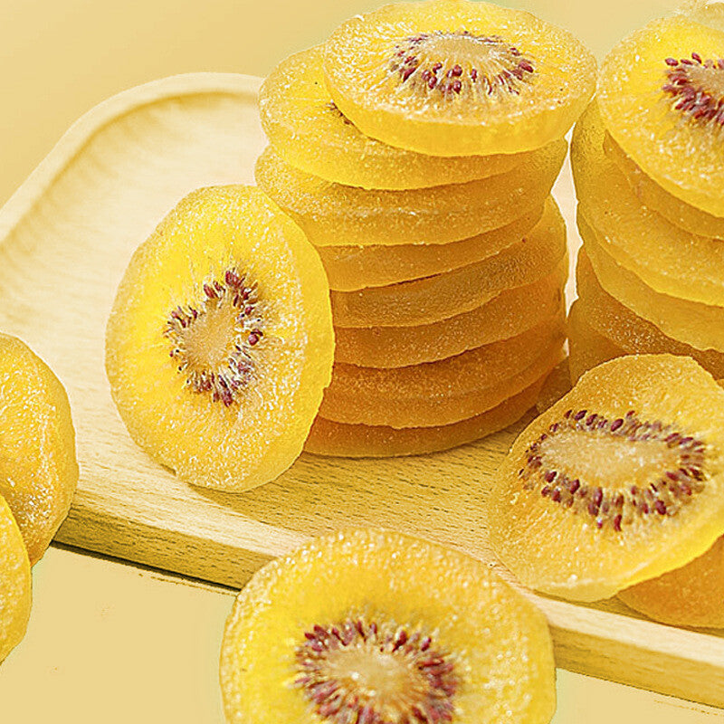 Shaanxi Yellow Kiwi Dried Fruit: 100g Golden Kiwi Snack, Bulk Main image