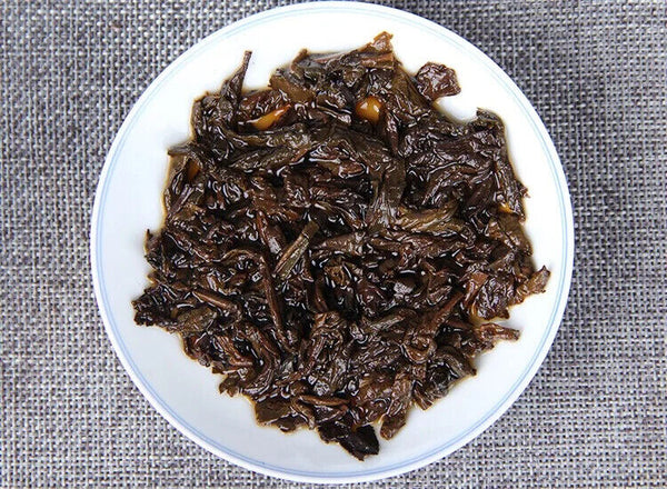 Pu'er Ancient Tree Camphor Fragrance Pu'er Tea Brick Ripe Tea Yunnan Tea 500g
