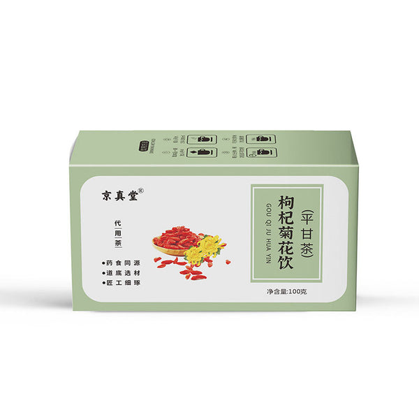 Chrysanthemum Goji Berry Tea with Cassia Seed and Burdock Root in Tea Bags