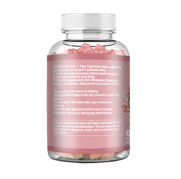 Haut Whitening Gummies Erdbeer Geschmack für Hydrated Youthful 60 Gummies