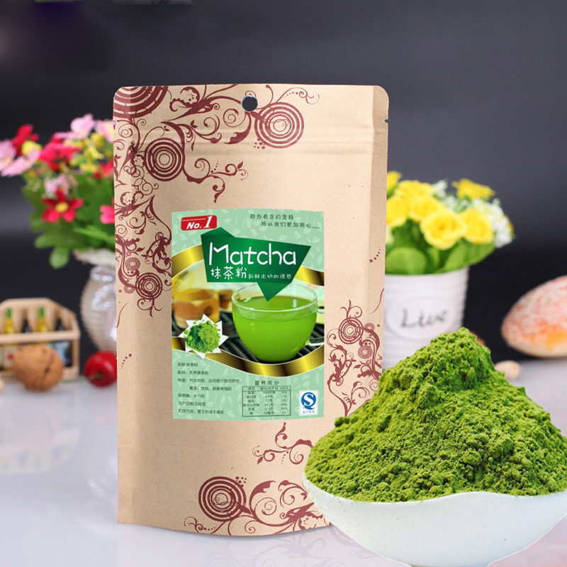 100g Japanese Matcha Natural Organic Green Tea Powder Slimming Tea GREEN FOOD Main image