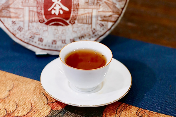 357g Yunnan Pu'er Ripe Tea Menghai LaoBanzhang Tea Seven Seed Pu'er Tea Cake