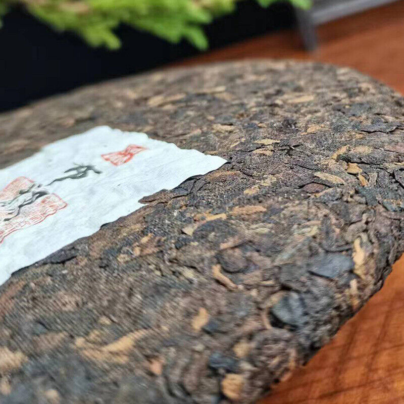 357g Pu'er Tea Brown Mountain Banzhang Ancient Tree Fermented Puer Ripe Tea Cake Secondary image
