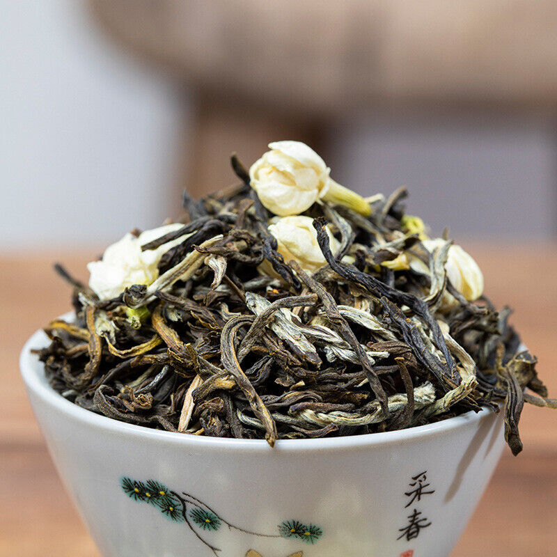 Jasmine Tea Green Tea Leaves Bulk New Tea 飘雪小针王儿女环白毫 500g Secondary image