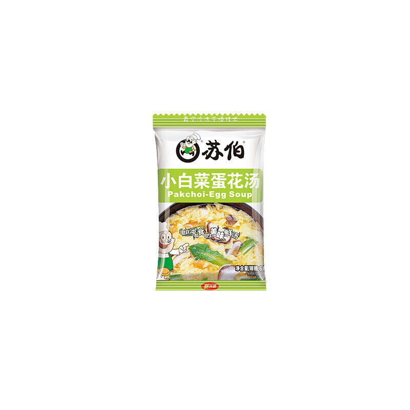 10 Packs Subo Instant Soup Egg Drop Soup Vegetable Soup Ready To Drink 苏伯速食汤蛋花汤