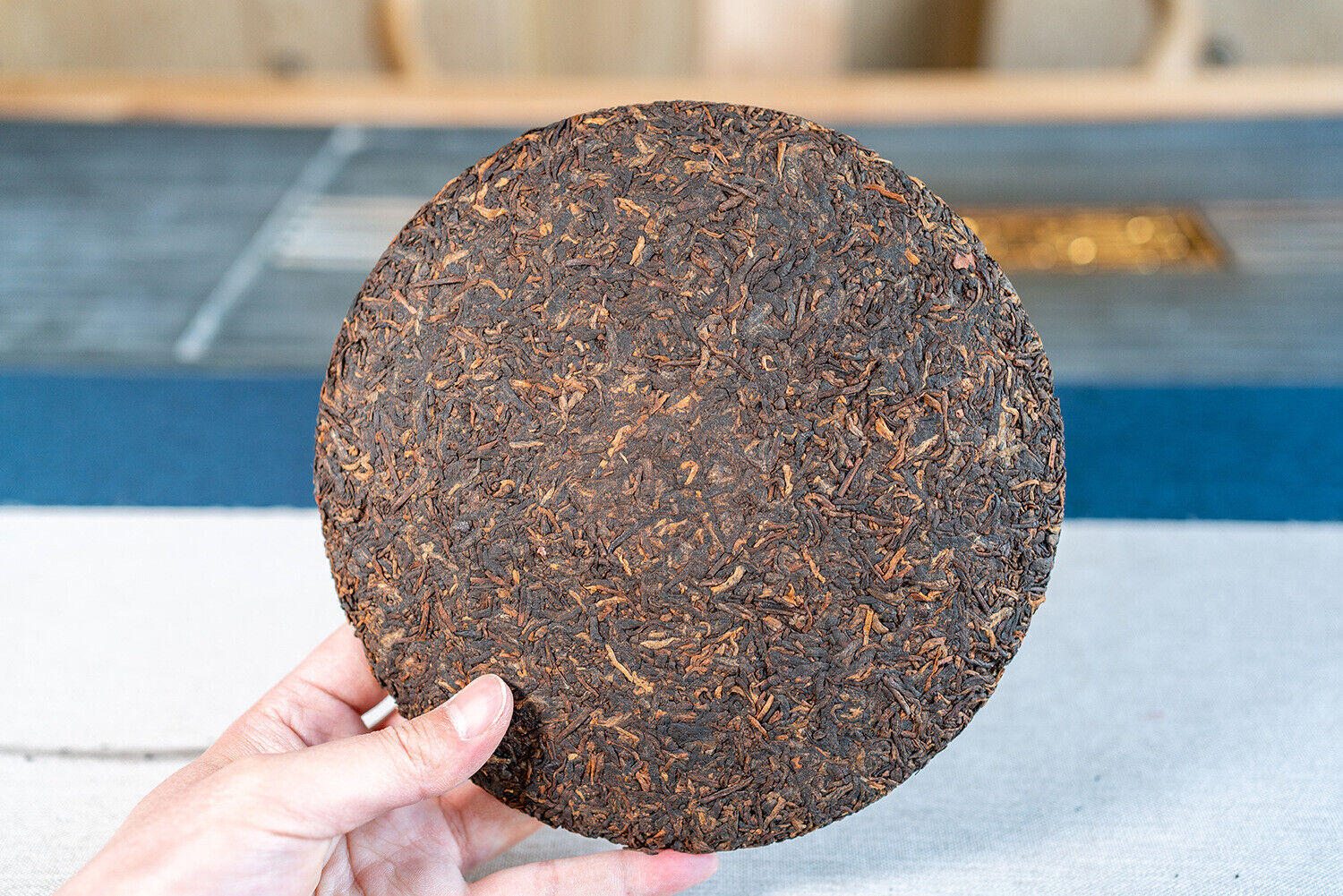 357G Old Panzhang Puerh Tea Ripe Tea Yunnan Ancient Tree Aged Ripe Puerh Tea