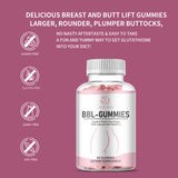 BBL Gummies 100% Natural with Vitamin E Create a Peach Hip Shape 60 Gummies