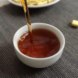357 Gram Dingxing Old Fermented Tea Cake Chinese Yunnan Ripe Puer Tea Cake
