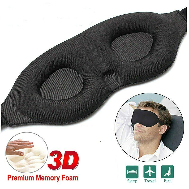 Travel Comfortable Sleeping Eye Blindfold Shading Sleep Eye Relax Soft Massager Main image