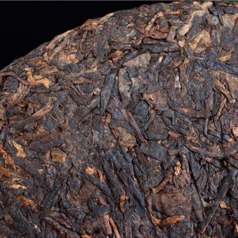 Yunnan Big Leaf Puerh Tea Cake Pu'er Ripe Tea 357g Top-Grade Chinese Dark Tea