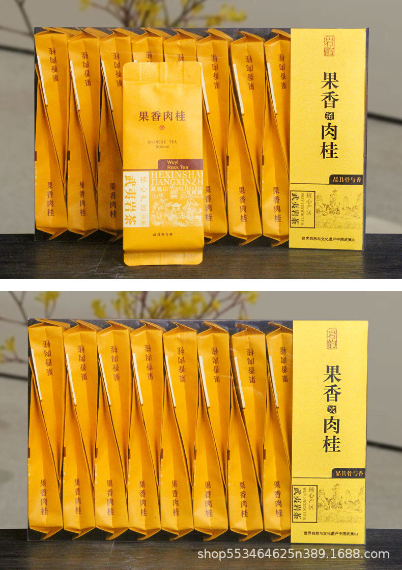 Fruit Aroma Rougui Medium Roast Charcoal Roasted Oolong Tea Wuyi Rock Tea