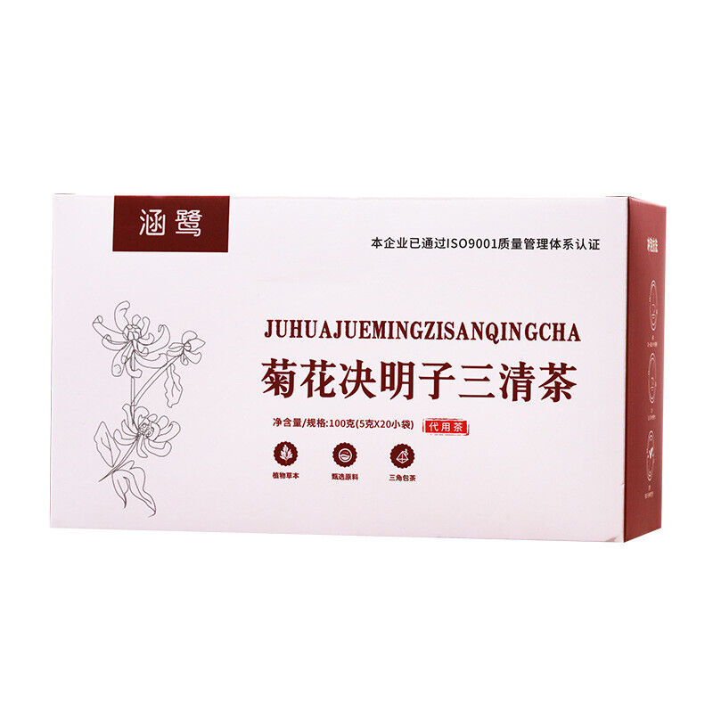 5g*20 Bags New Chrysanthemum Cassia Seed Sanqing Herbal Tea Organic Herbs Teabag Main image