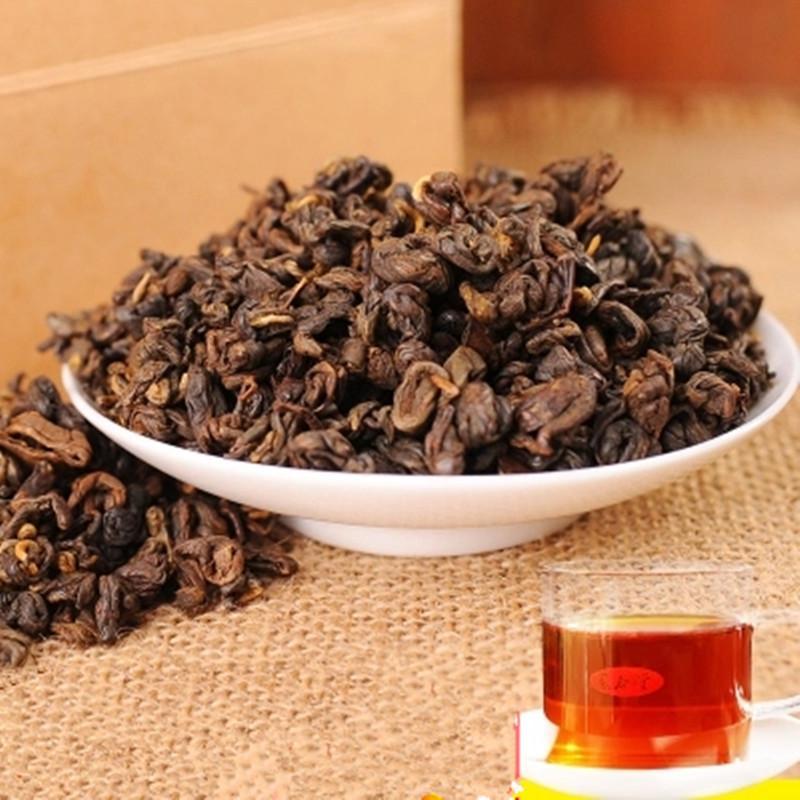 500g Yunnan Fengqing Dianhong Tea Black Tea Loose Cooked Red Biluo Tea Dian Hong Main image