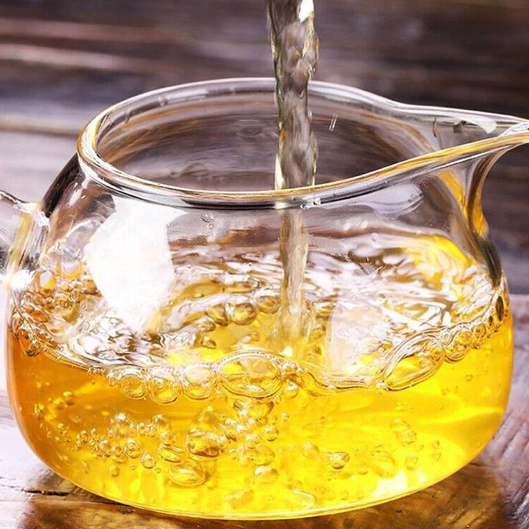 Digestive Aid Yunnan's 357g Golden - Leaf Spring Pu'er Raw Tea Certified Organic Secondary image