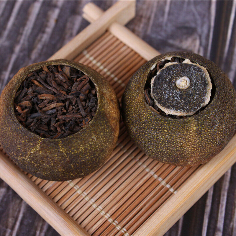 Small Green Mandarin Pu-Erh Ripe Tea Top Royal Golden 250g Bud Tea Slimming Tea