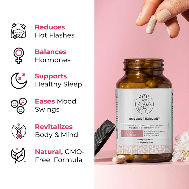 Natural Hormonal Support Capsules for Women Balance Hormones and Wellness Secondary image