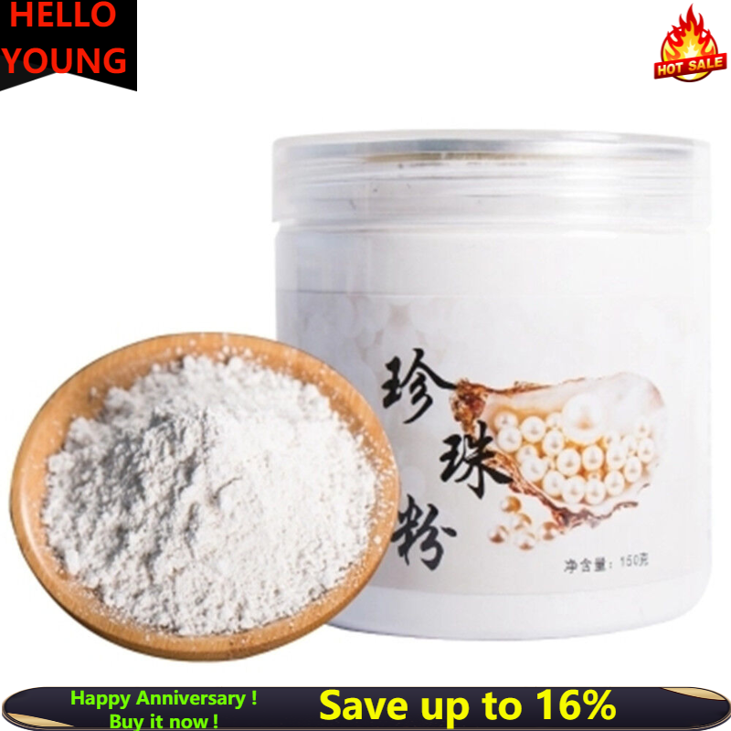 150G 100% Pure natural Freshwater edible super fine Pearl Powder face mask Main image