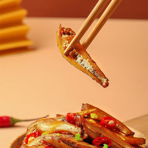 Jinzai Small Fish Spicy Dried Small Fish Spicy Snacks 12g*20 Packs 劲仔小鱼仔香辣小鱼干