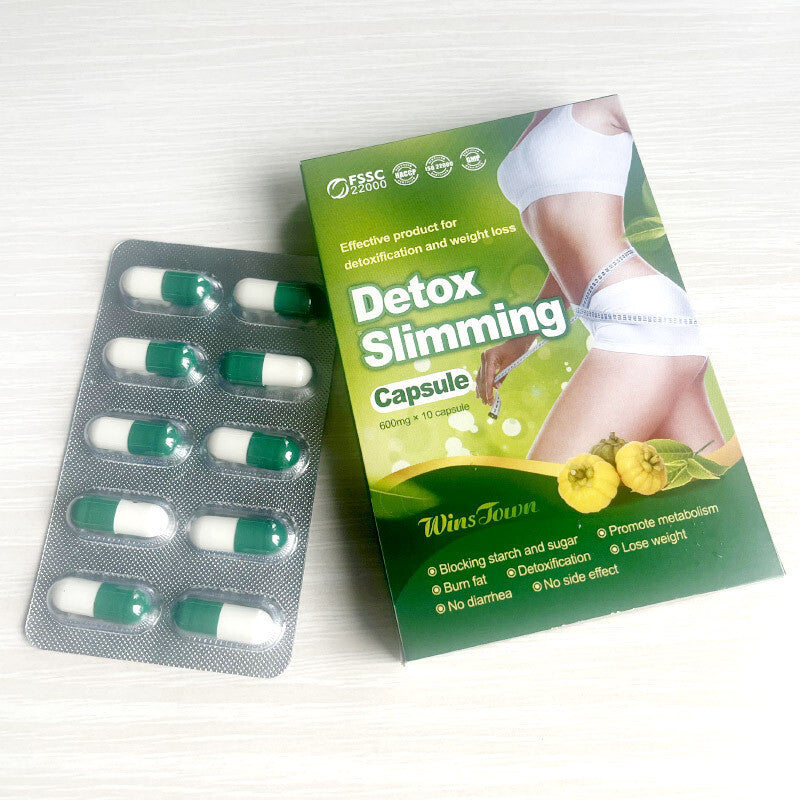 Natural Detox Slimming Capsules for Enhanced Metabolism 500mg*10capsules Secondary image