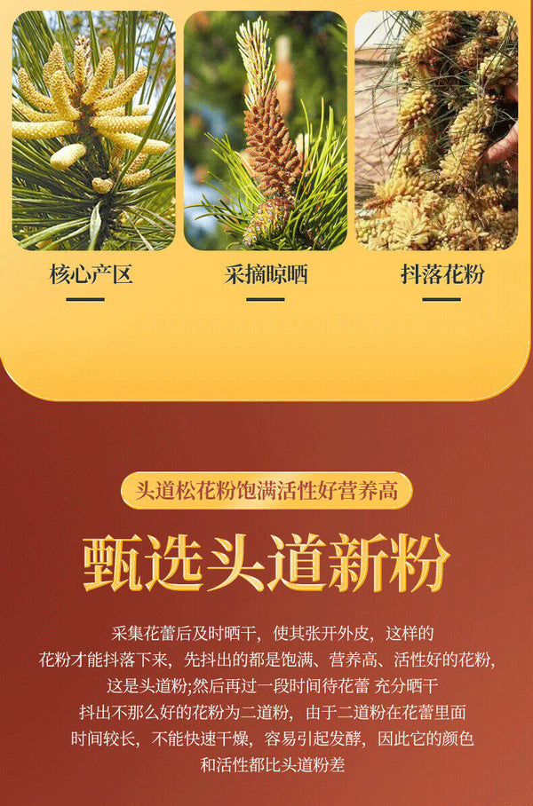 Pine Pollen Brew Drink Wall-breaking Pine Pollen 100g/can