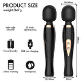 10 modes Powerful Personal Women Massage Wand Scepter Silicone Womens Massager