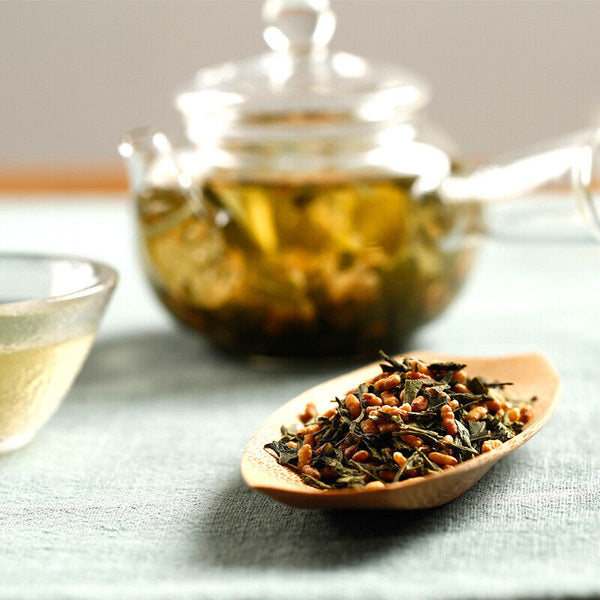 Xuan Mi Cha High Quality Brown Rice Green Tea Bag Genmaicha 100g