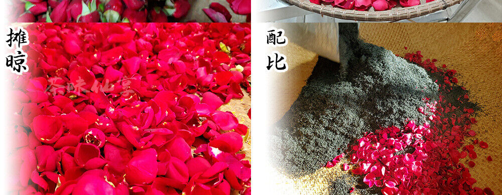 New Rose Tea Jiuqu Red Plum Longjing Heavy Rose Tea High Mountain Tea 10g
