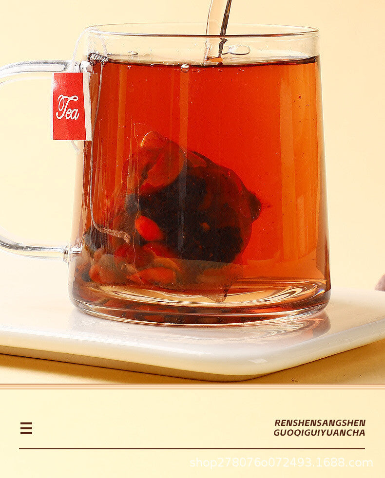 Ginseng Goji Berry Tea – With Mulberry and Longan, Herbal Blend