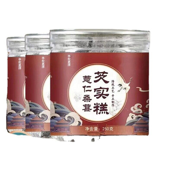 Job's Tear Mulberry Gravy Cake Poria Mulberry Lotus Seed Yam 250g / Can