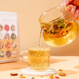 Red Bean Coix Seed Tea - Euryale Seed & Poria, 30 Handpicked Herbal Bags