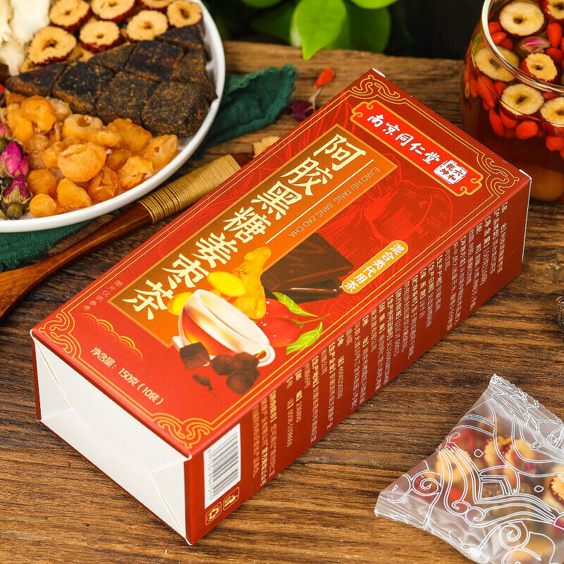 Natural Super Grade  Ajiao Black Sugar Ginger Jujube Tea Combination Health Tea Main image