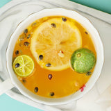 Green Tangerine Lemon Passion Fruit Tea: Summer Cold Brew