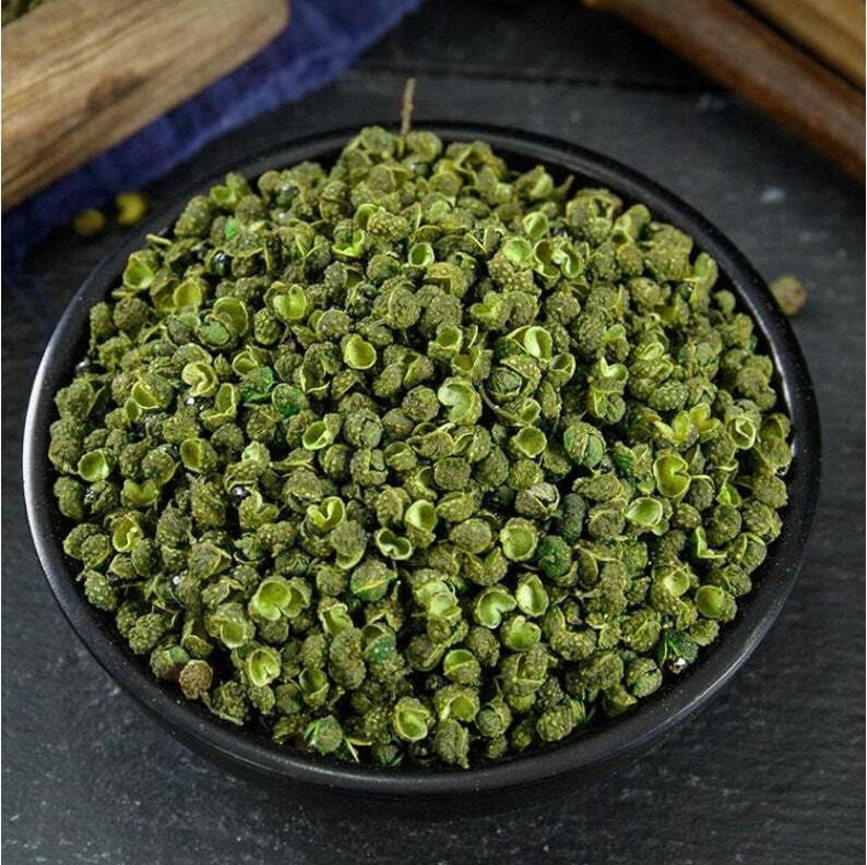 250g Chinese Sichuan Flower Pepper Szechuan Peppercorns Green pepper Ma Jiao, 麻椒
