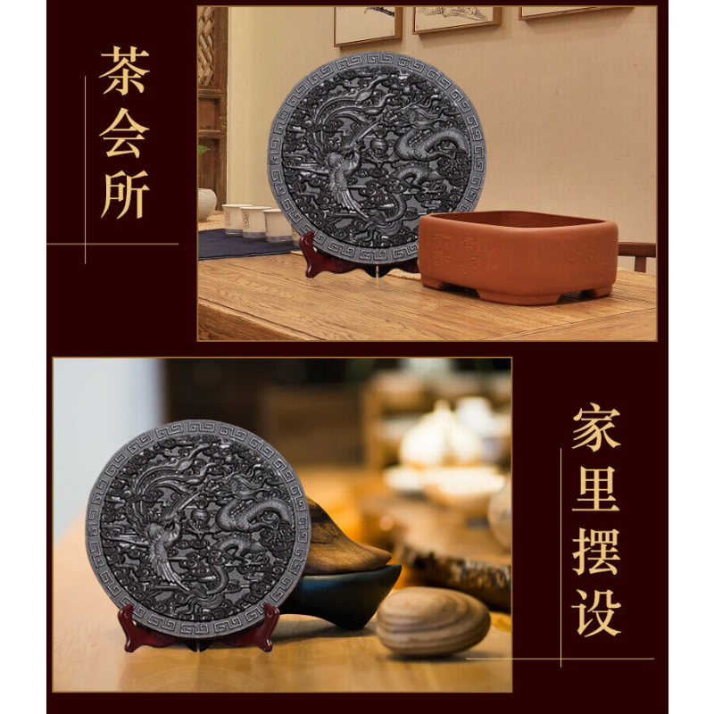 Dragon & Phenix Da Hong Pao Tea Cake Big Red Robe Tea 500g Wuyi Oolong Tea