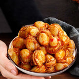 Instant würzige Jakobsmuscheln mit Knoblauch und Meeresfrüchten - Vakuum -