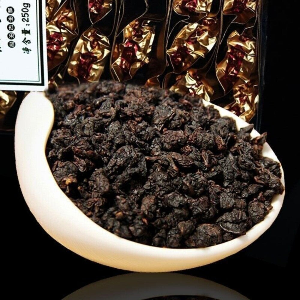 Charcoal Roasted Black Oolong Tea 250g Rich Flavor Oil Control Premium