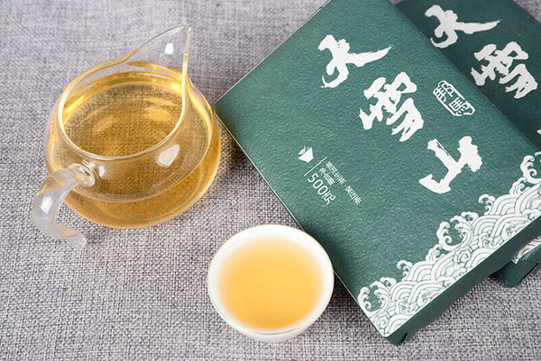 500g Yunnan Bangma Big Snow Mountain Raw Tea Brick Golden Leaf First Spring Tea